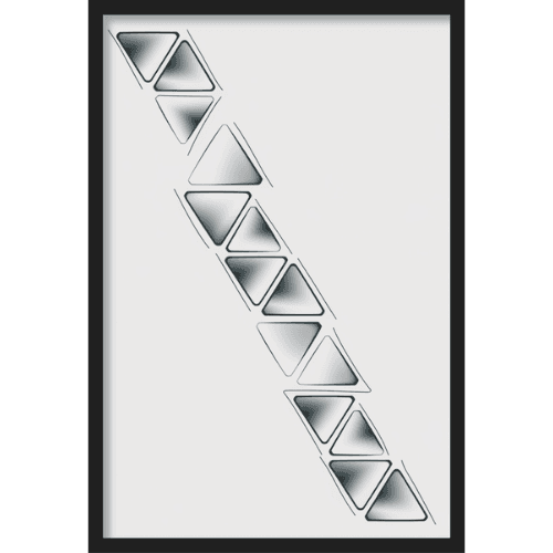 Minimal abstract geometric artwork - modern wall decor.